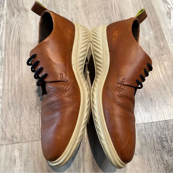 ECCO Brown Leather‎ Oxford Shoes Mens Size 8 Office Work Formal Dress main image 8